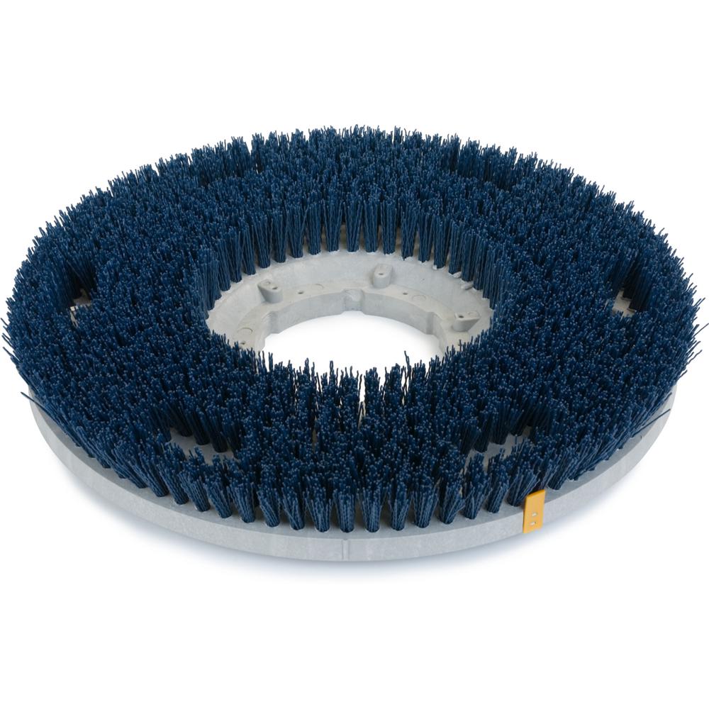 Carlisle Colortech 15 in. Blue Aggressive Scrubbing Rotary Floor Brush