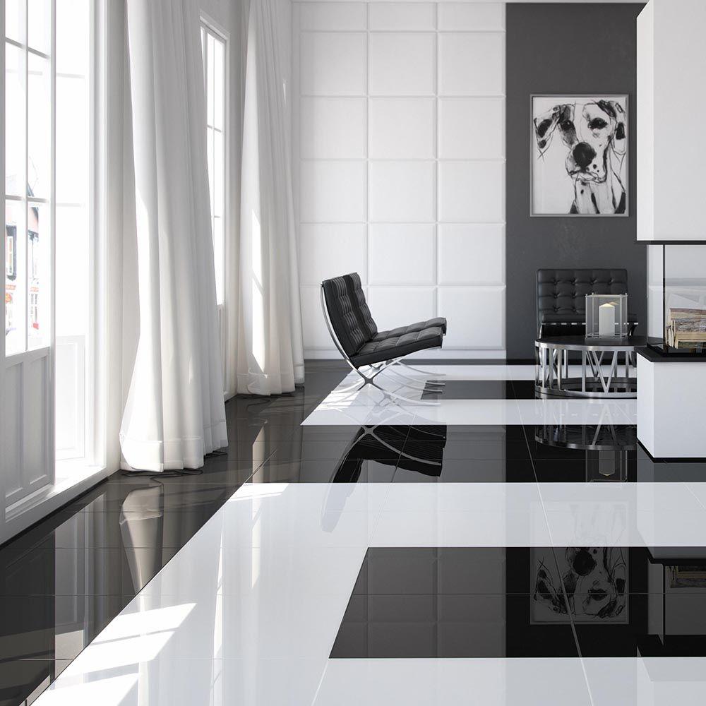 Black And White Floor Tiles For Kitchen Rumah Joglo Limasan Work