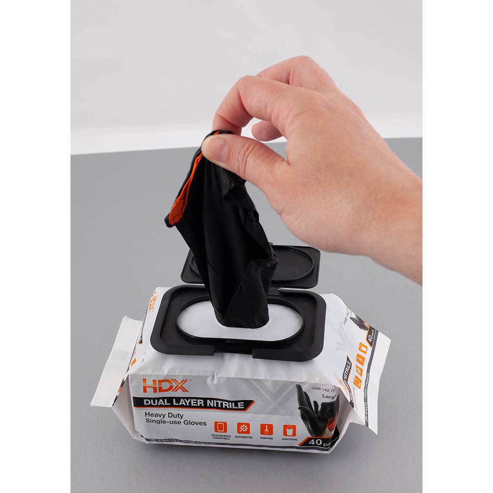 home depot plastic gloves