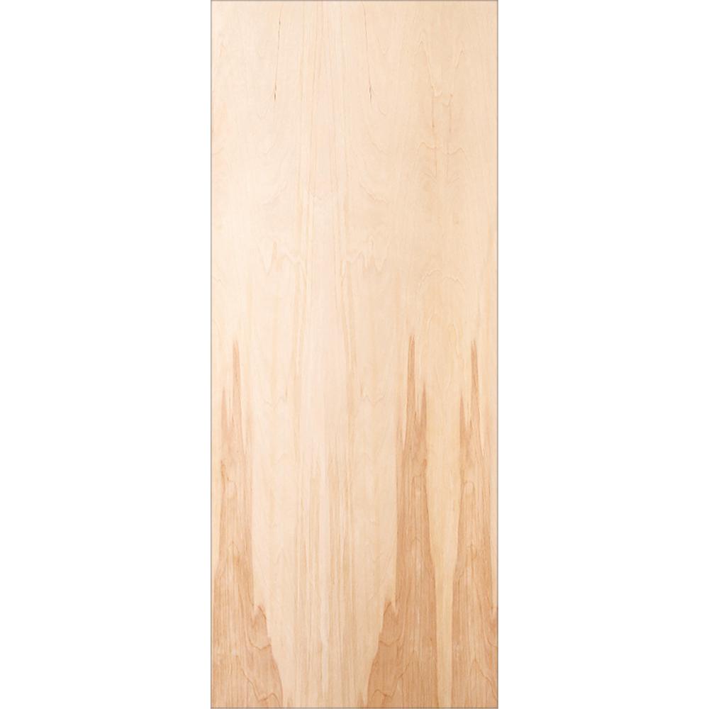 Jeld Wen 32 In X 80 In Birch Unfinished Flush Wood Interior Door