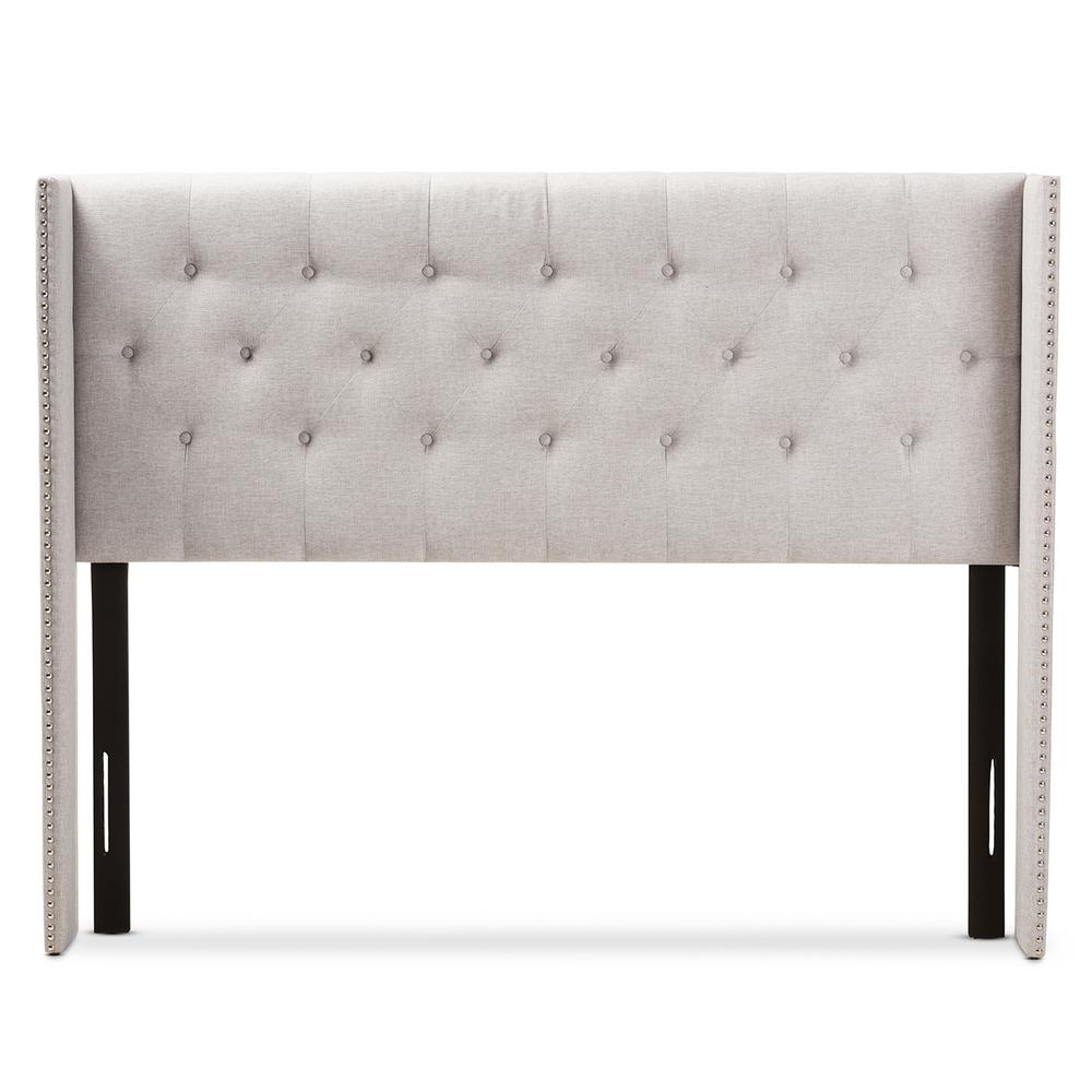 Baxton Studio Ally Greyish Beige King Headboard288627522HD The