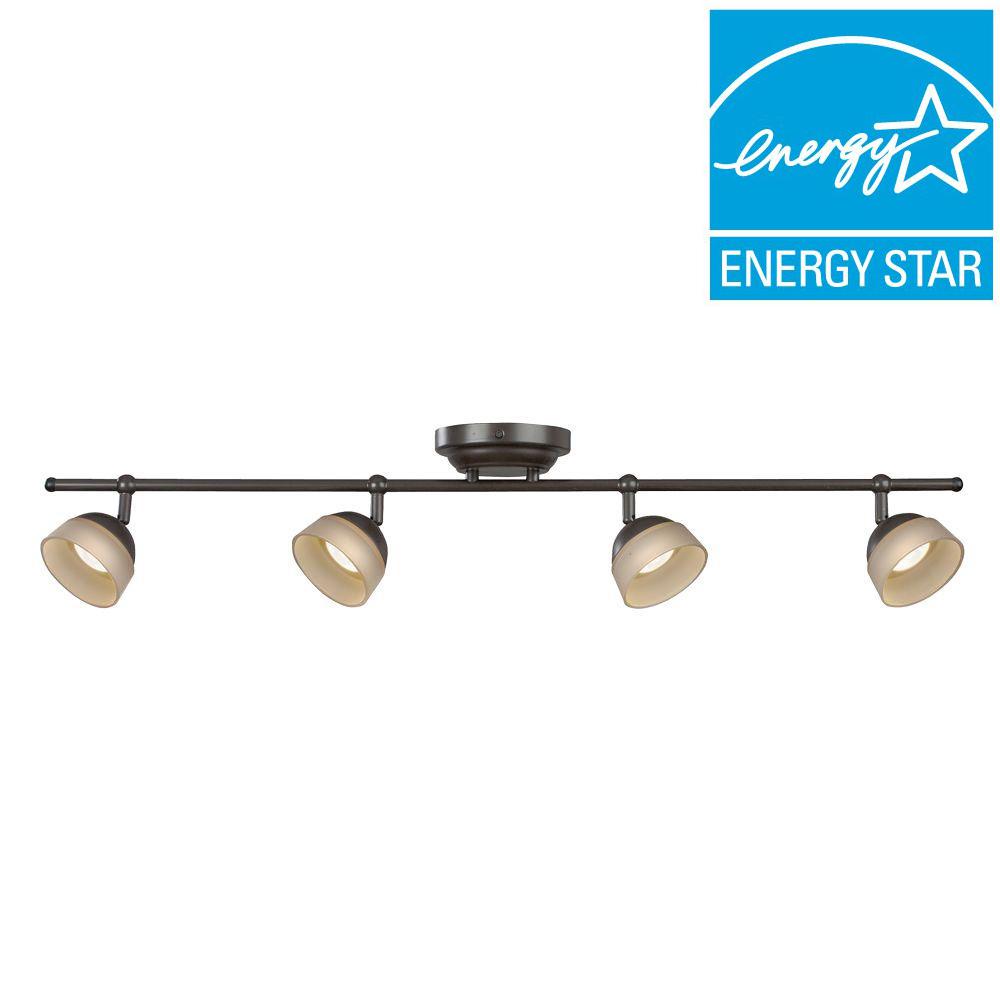 Aspects Madison 4Light OilRubbed Bronze Dimmable Fixed Track Lighting