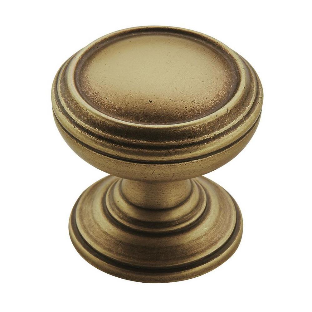 Amerock Revitalize 1 1 4 In 32 Mm Diameter Gilded Bronze Cabinet