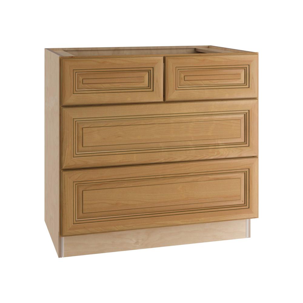 Assembled 36x34.5x24 in. Base Kitchen Cabinet in Unfinished OakB36OHD  The Home Depot