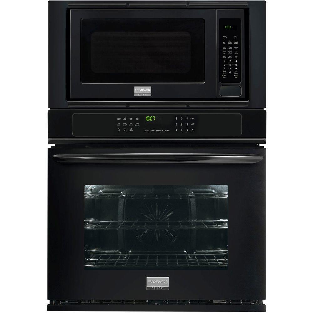 Frigidaire Gallery 30 in. Electric Convection Wall Oven with BuiltIn Microwave in Black