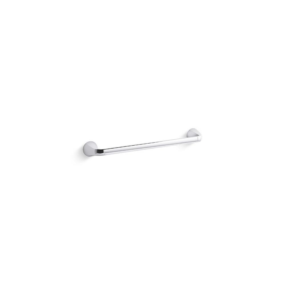 KOHLER Cursiva 24 in. Towel Bar in Polished Chrome-K-R26686-CP - The
