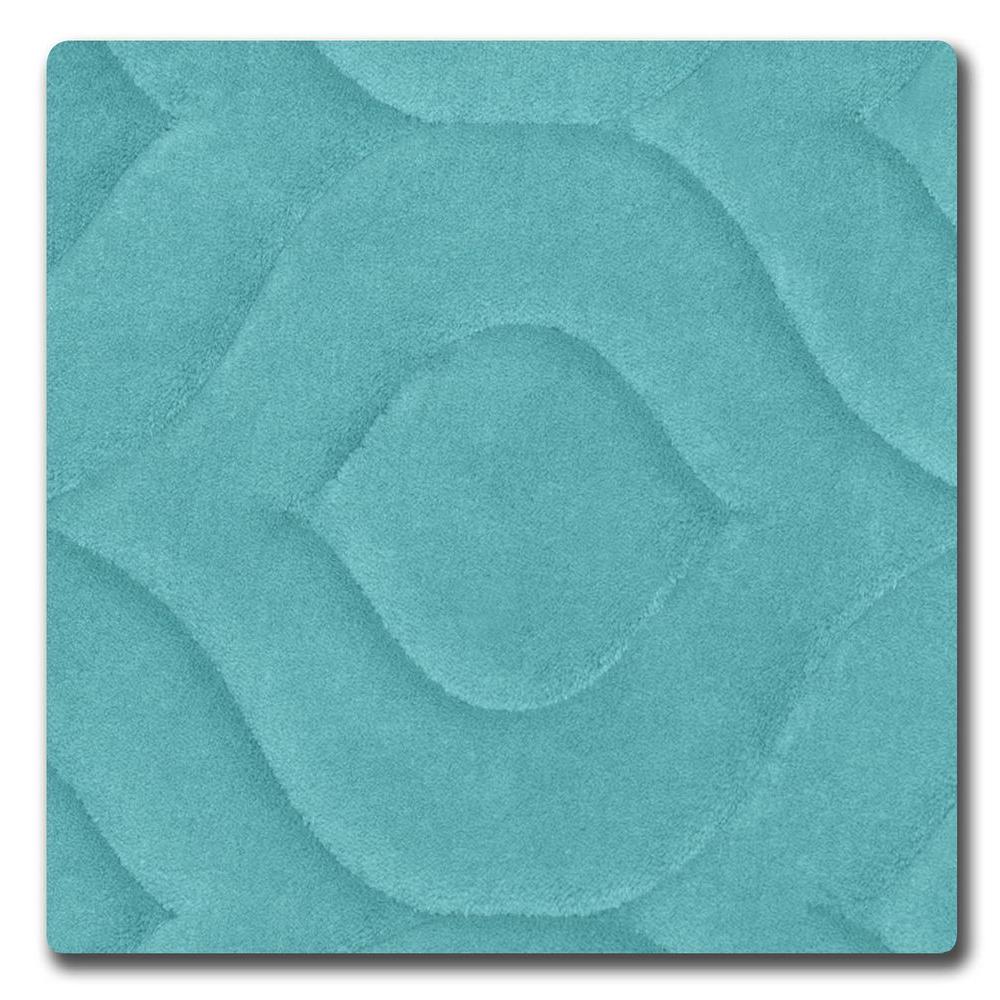 Bouncecomfort Naoli Turquoise 20 In X 34 In Memory Foam 2 Piece