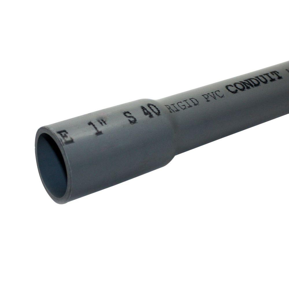 1 In X 10 Ft PVC Schedule 40 Conduit 67462 The Home Depot