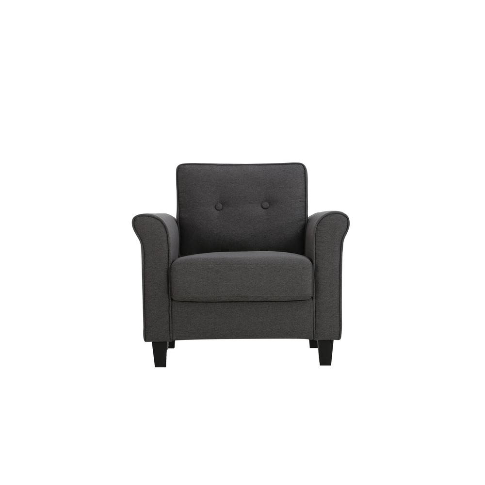Le House Felicity Mid Century Modern On Back Purple Fabric Hamburg Heather Grey Mid Century Modern Armchair