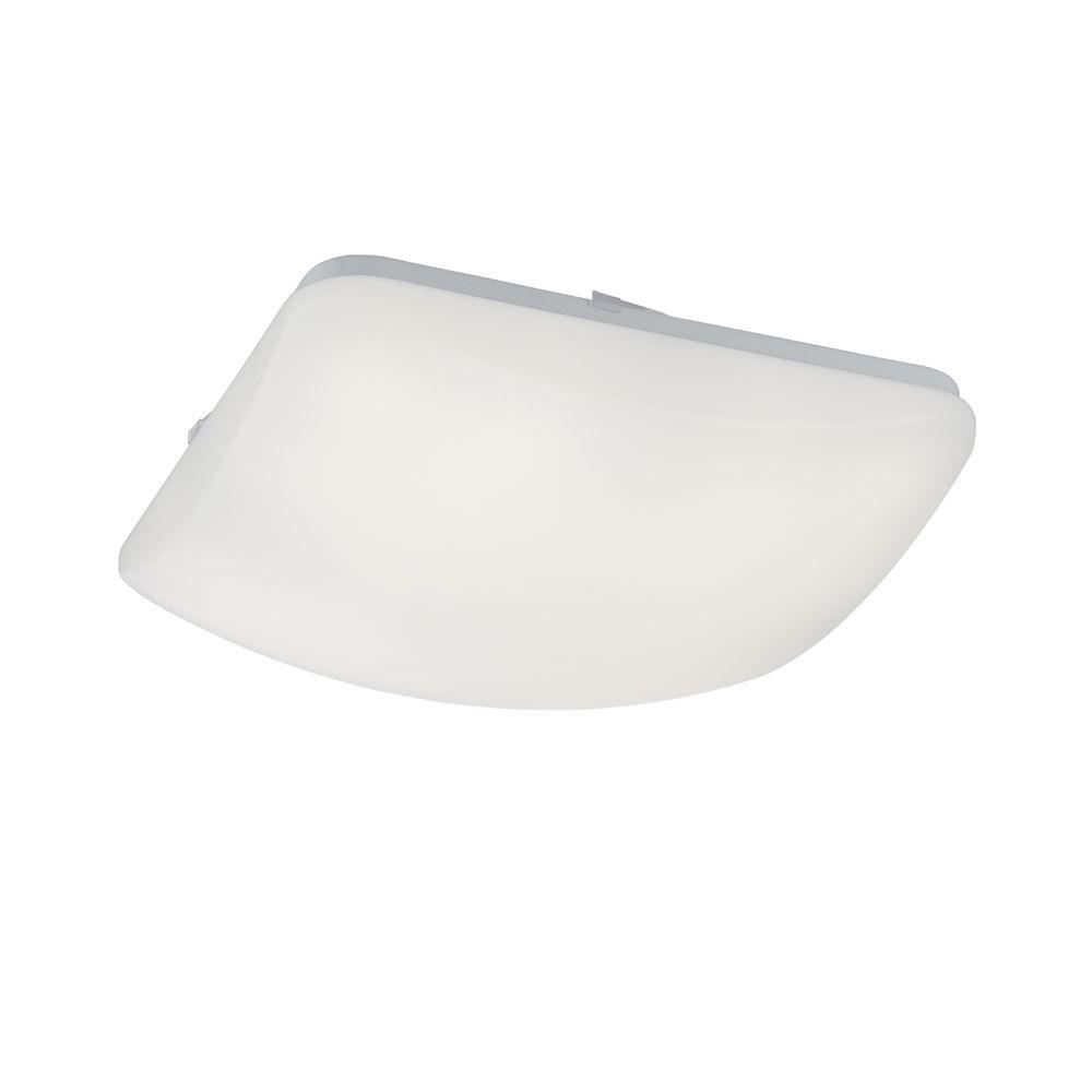Square Flushmount Lights Lighting The Home Depot Low Profile White Led Square Puff Light