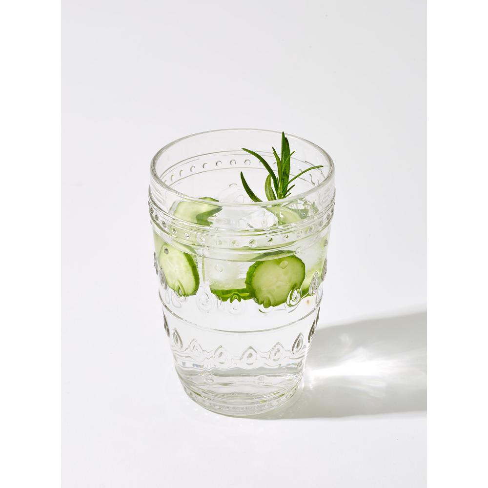 Fez 4-Piece 14oz. Clear Highball Glass Set