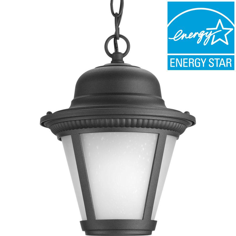 Progress Lighting Clearance Outdoor The Westport Collection 1 Light Outdoor Black Led Hanging Lantern