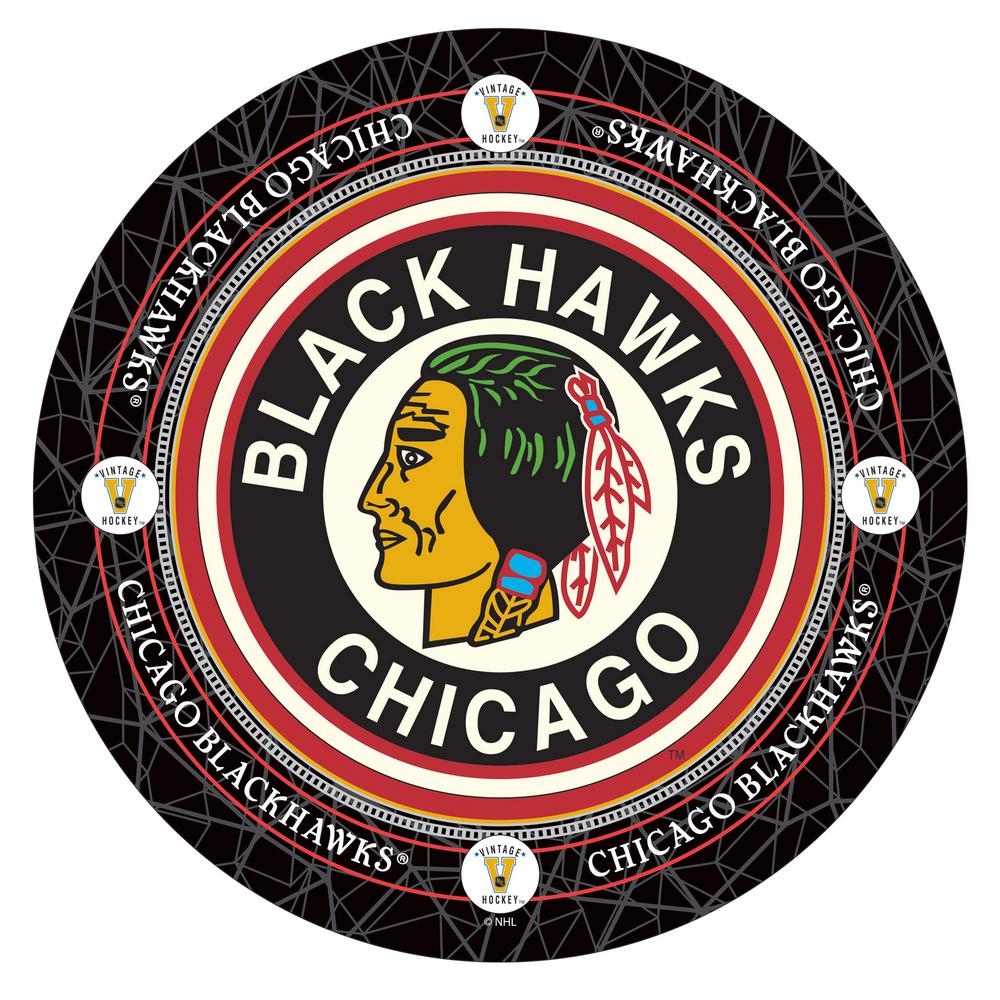 Trademark Nhl Throwback Chicago Blackhawks 31 In Chrome Padded