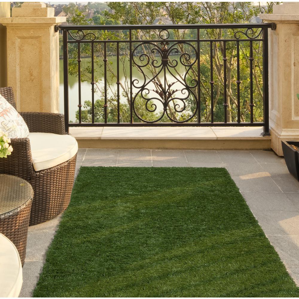 Ottomanson Garden Grass Collection 2 ft. x 5 ft. Artificial Grass ... Ottomanson Garden Grass Collection 2 ft. x 5 ft. Artificial Grass ...