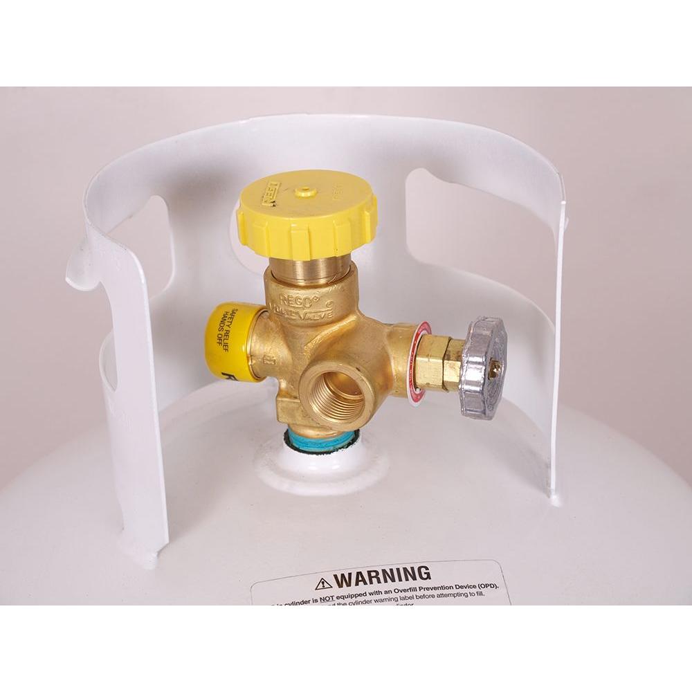 Worthington Pro Grade 100 lb. Empty Steel Propane Cylinder with Multi