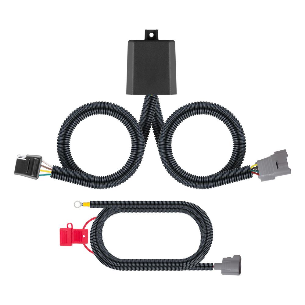 CURT Custom Vehicle-Trailer Wiring Harness, 4-Flat, Select Toyota