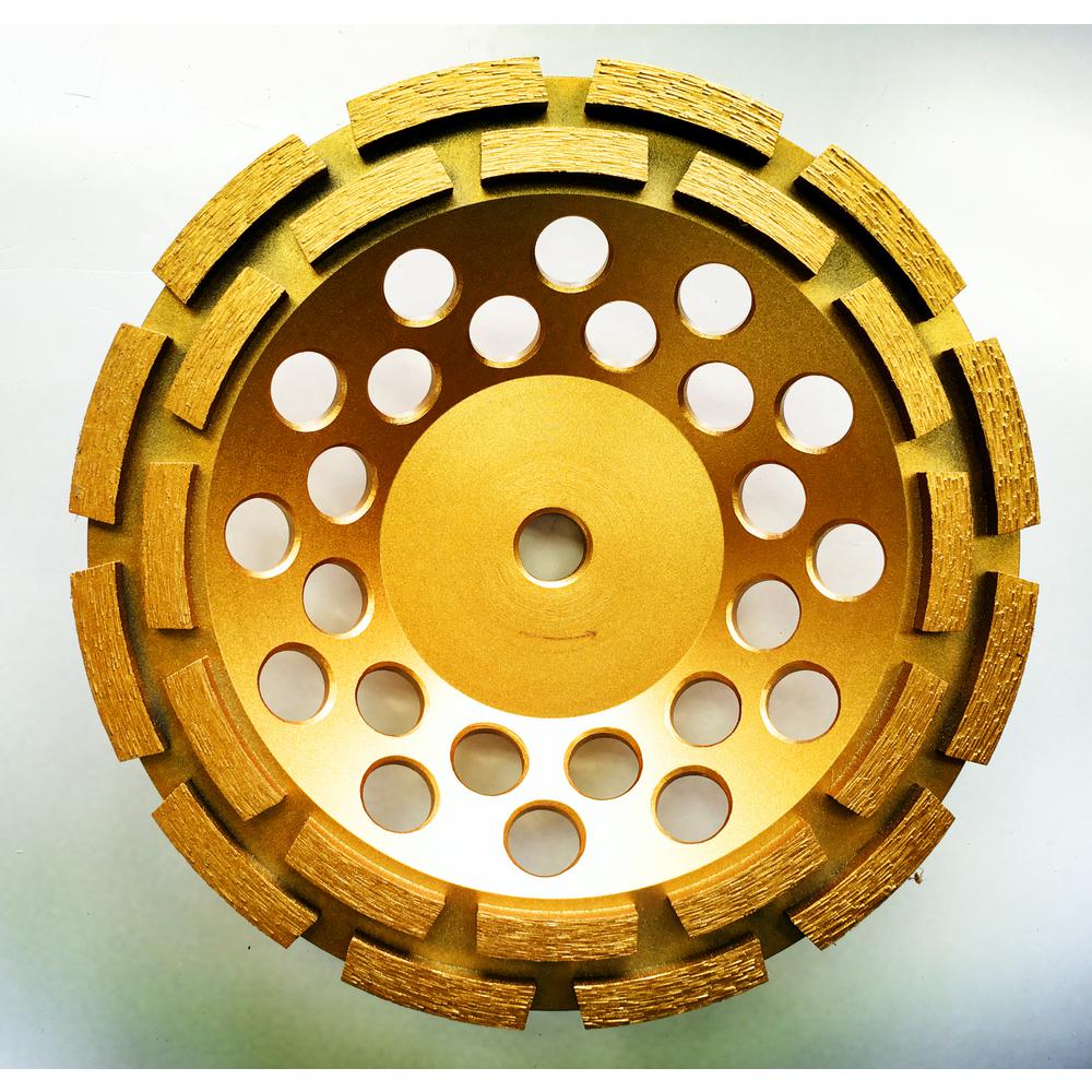Whirlwind USA 7 inch Double Row Diamond Grinding Cup Wheel for Concrete and... by Whirlwind USA