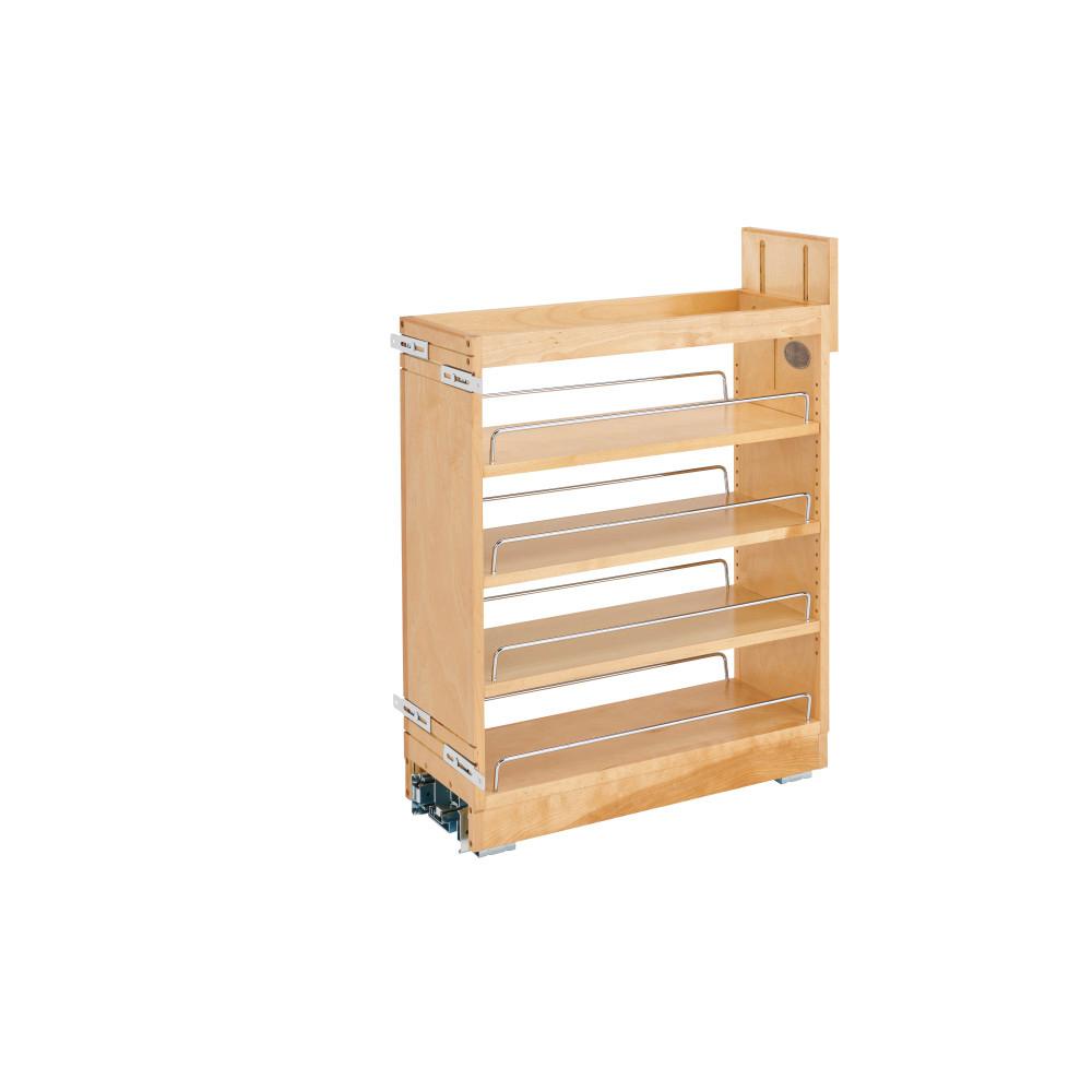 Rev A Shelf 25 5 In H X 8 In W X 21 75 In D Pull Out Wood Base