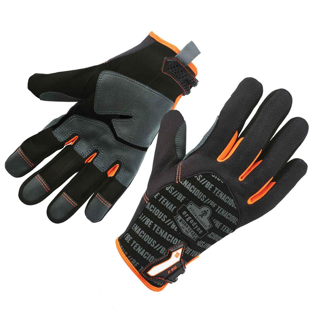Ergodyne ProFlex Medium Black Reinforced Utility Work Gloves810 The Home Depot