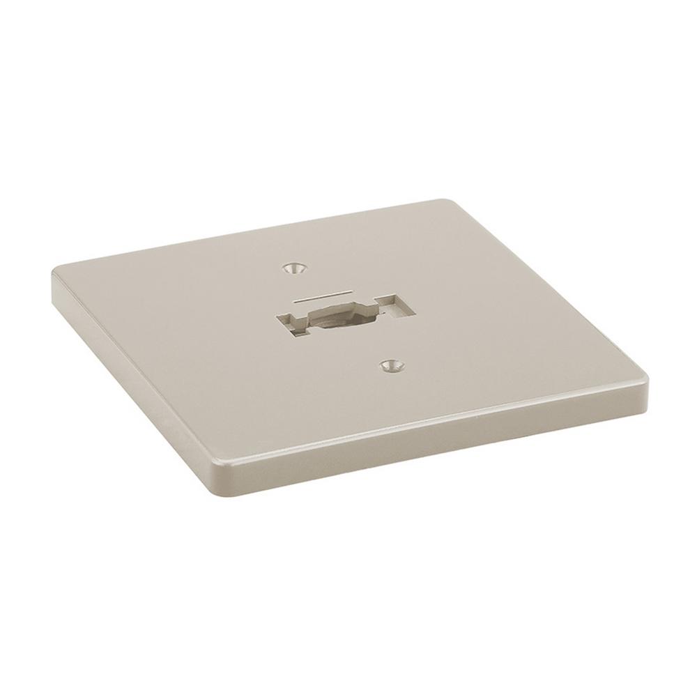 WAC Lighting H Track Single Circuit Square Monopoint CanopyHMPBK The Home Depot