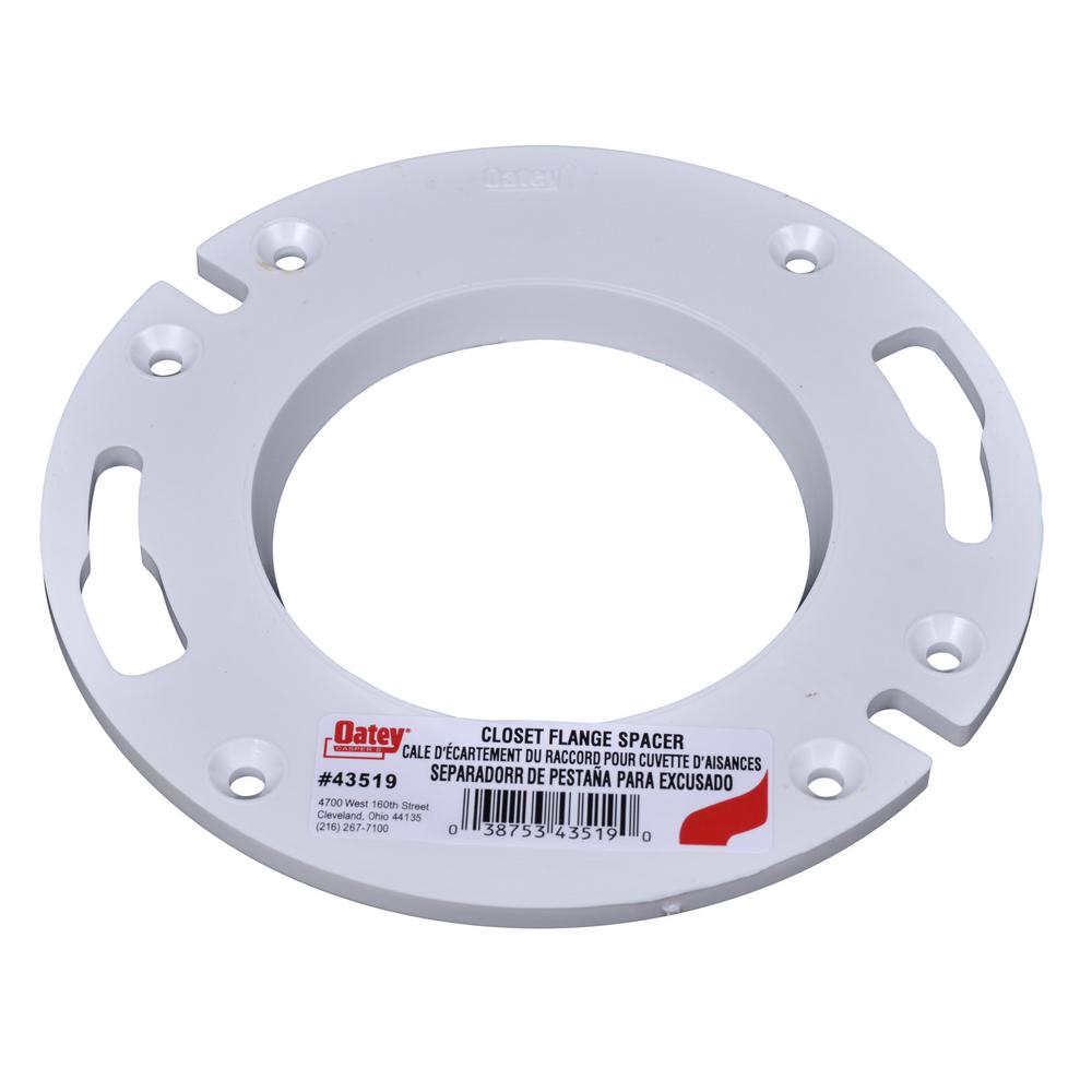 Oatey 43645 Closet Flange Spacer Kit 1//2-Inch