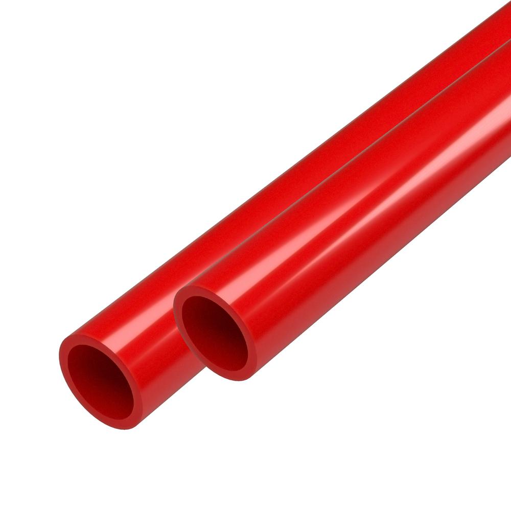 Red PVC Pipe Pipe The Home Depot
