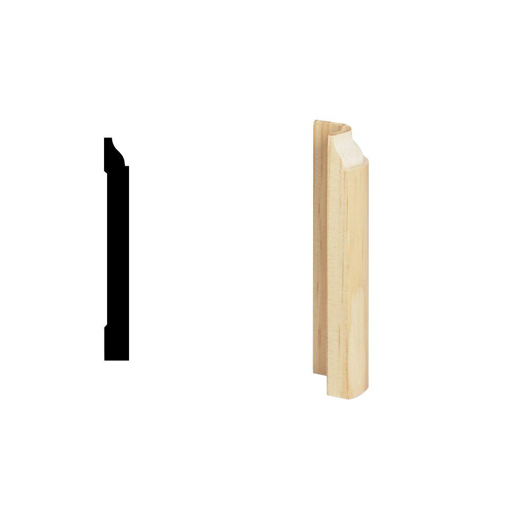 Decramold Dm 618c 9 16 In X 5 1 4 Solid Pine Decramold Dm 618c 9 16 In X 5 1 4 Solid Pine Miterless Outside Corner Block For Base Moulding Map0618 The Home Depot