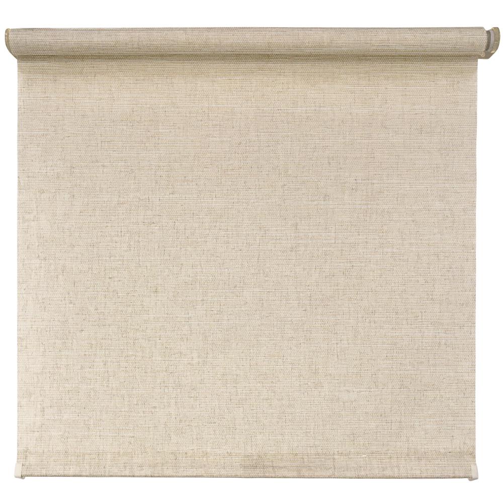 StyleWell CuttoSize Linen Cordless Blackout Roller Shades 72 in. W x