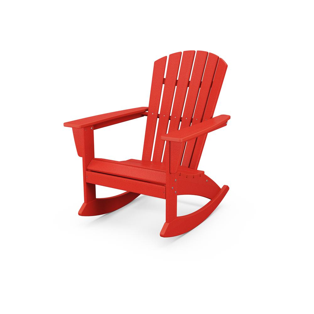 kids red rocking chair