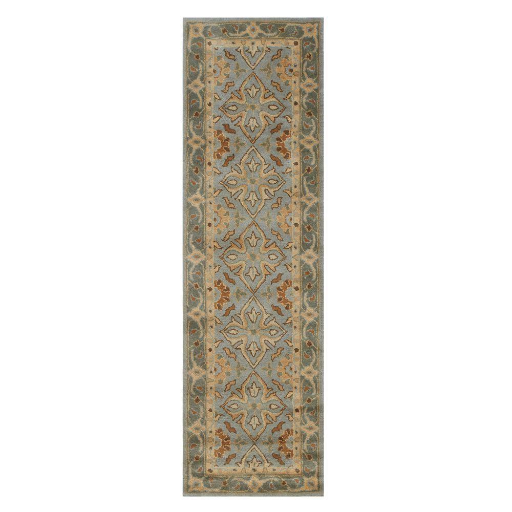 Home Decorators Collection Tudor Porcelain 2 ft. 3 in. x 10 ft. Runner ...