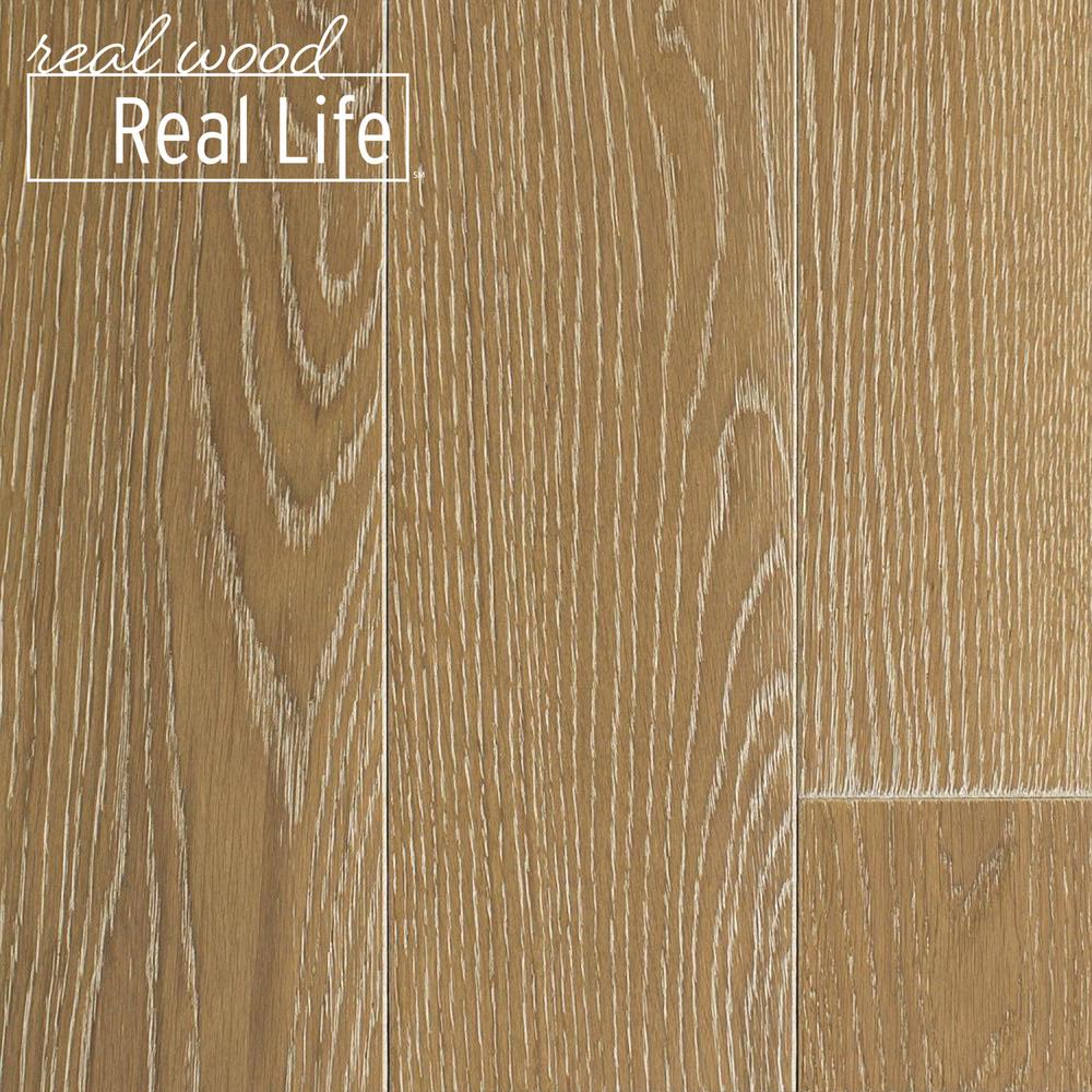 Blue Ridge Hardwood Flooring Oak Charleston Sand Wire Brushed 3/4 in
