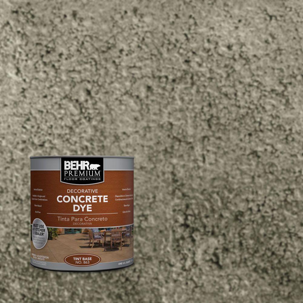 Behr Premium 1 Qt Cd 818 Granite Green Interior Exterior Concrete Cd 818 Granite Green Interior Exterior Concrete Dye