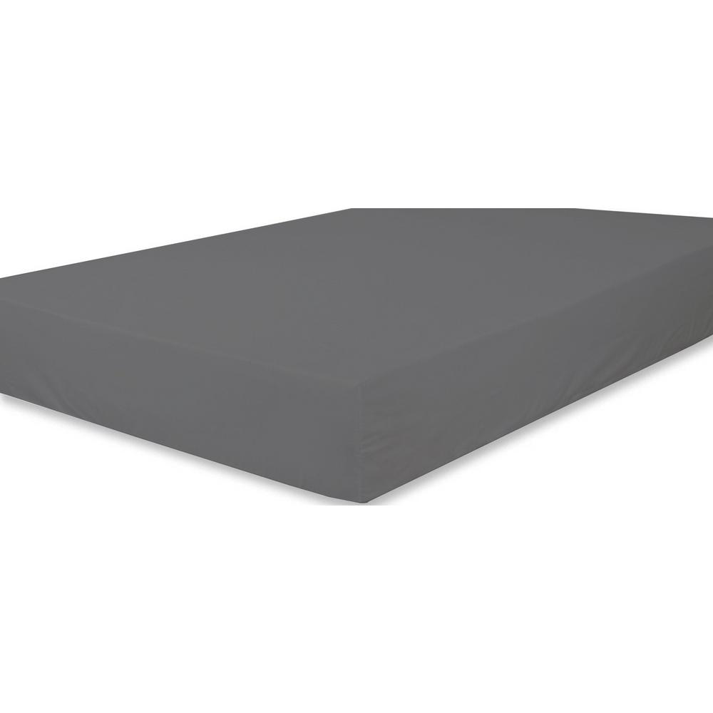 A1 Home Collections Organic Cotton Wrinkle Resistant Fitted Sheet A1 Home Collections Organic Cotton Wrinkle Resistant Dark Grey Queen Fitted