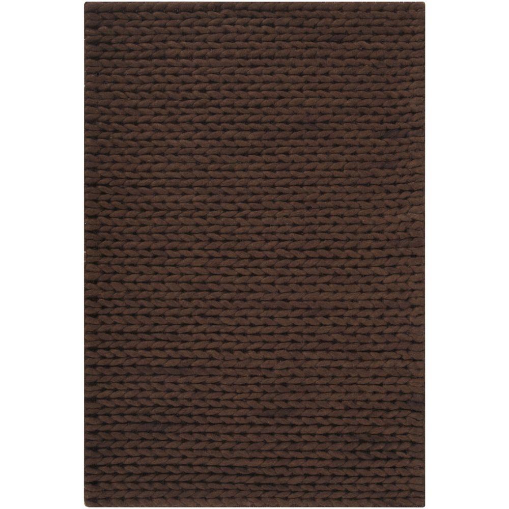 Surya Fargo Chocolate 8 ft. x 10 ft. Indoor Area RugFARGO103810 The