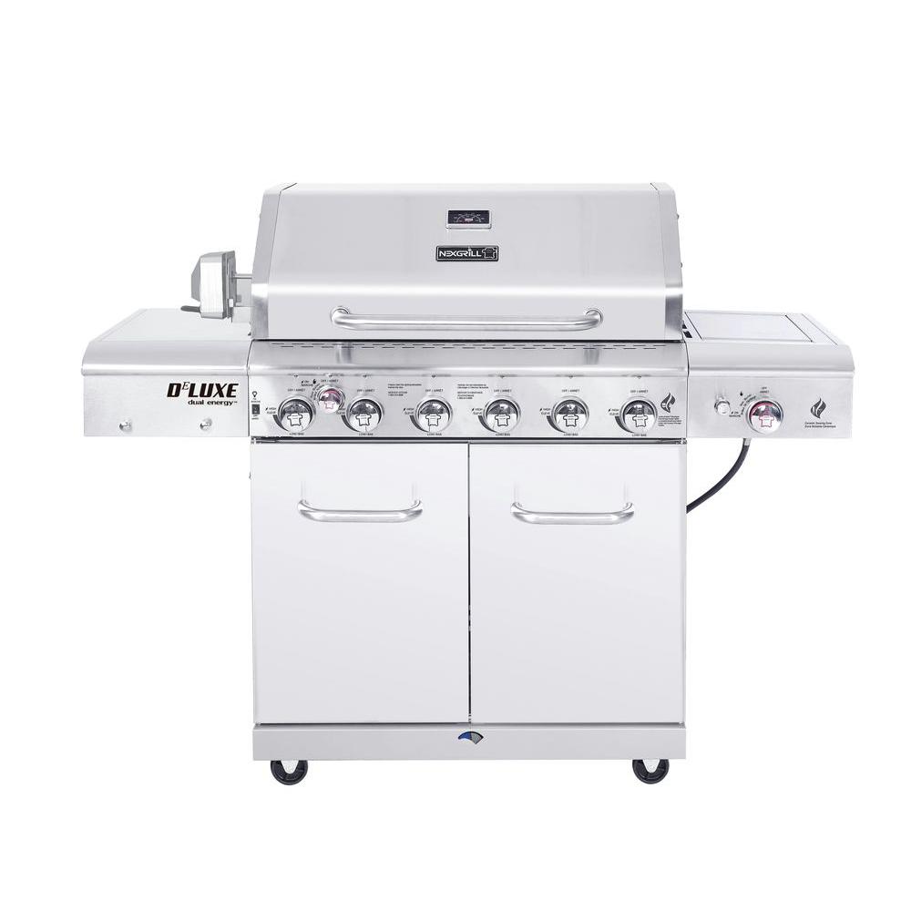 Nexgrill Deluxe 6 Burner Propane Gas Grill In Stainless Steel With Ceramic Searing Side Burner And Ceramic Rotisserie Burner 720 0896c The Home Depot,Baby Back Ribs Temperature