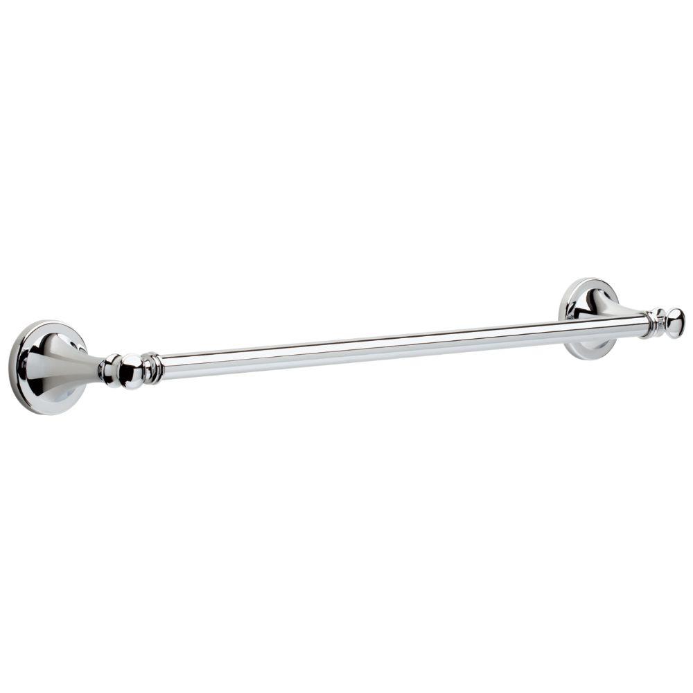 Delta Silverton 24 In Towel Bar In Polished Chrome 132886 The Home Depot   Chrome Delta Towel Bars 132886 64 300 