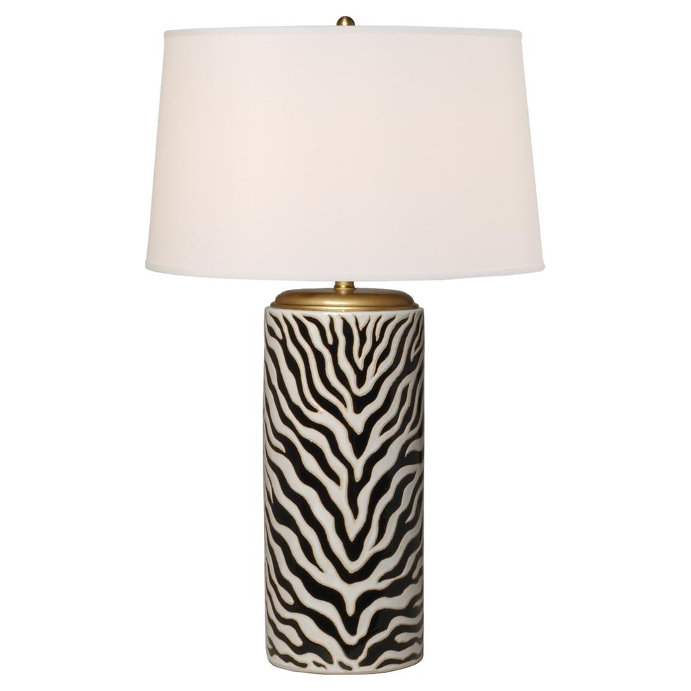 zebra table lamp