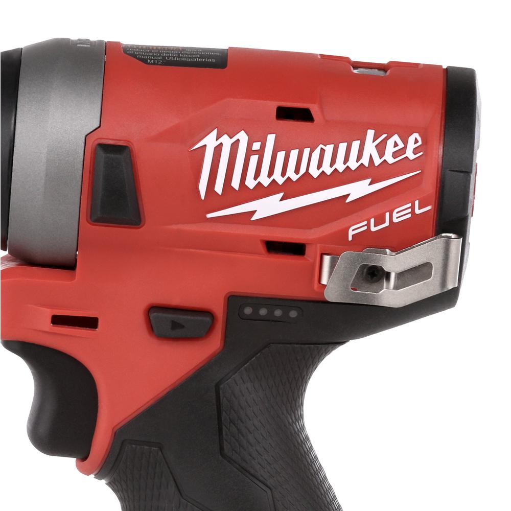 Milwaukee 12V Brushless Cordless 1/4" Hex Impact Driver M12 FUEL Tool