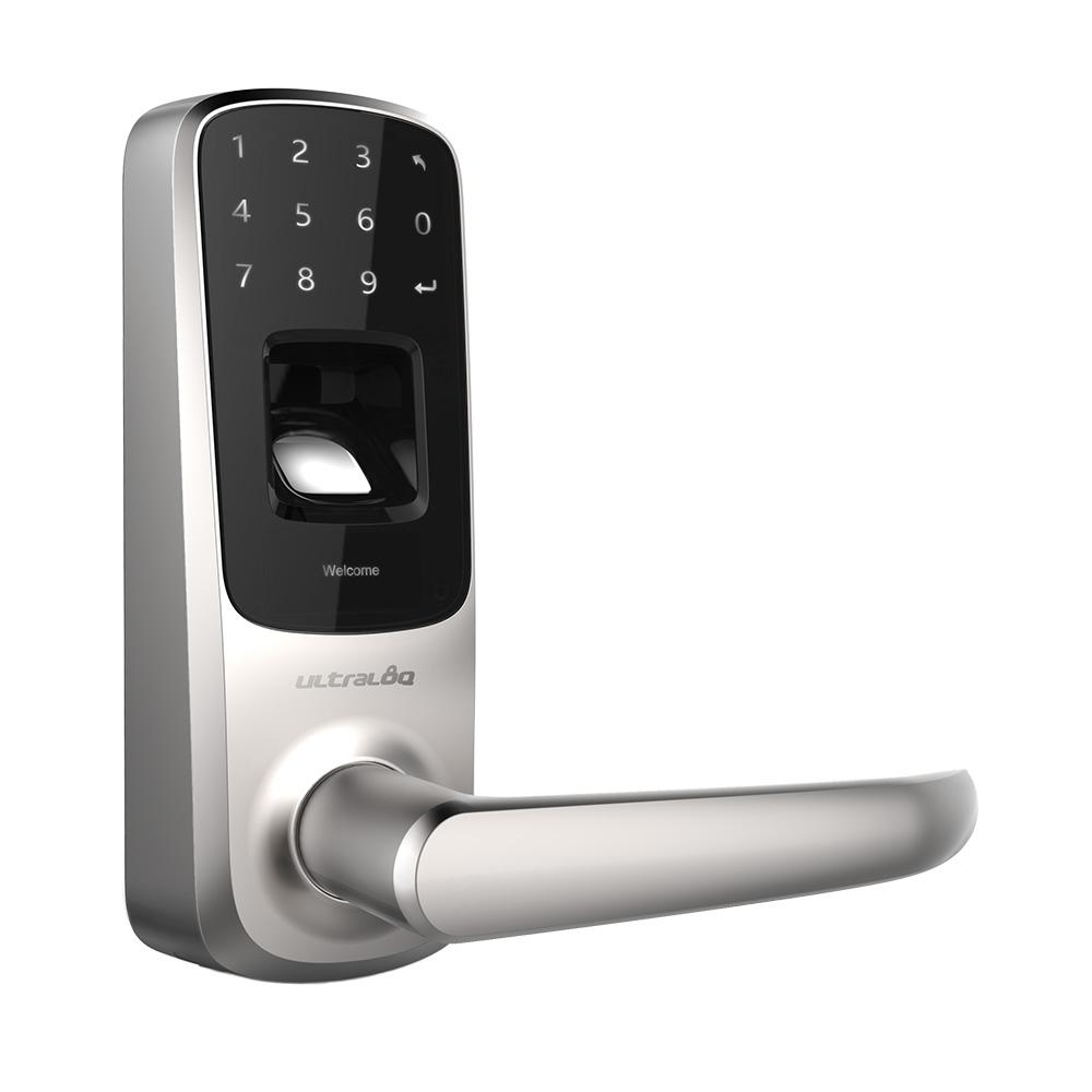 Ultraloq Satin Nickel Bluetooth Enabled Fingerprint and Touchscreen