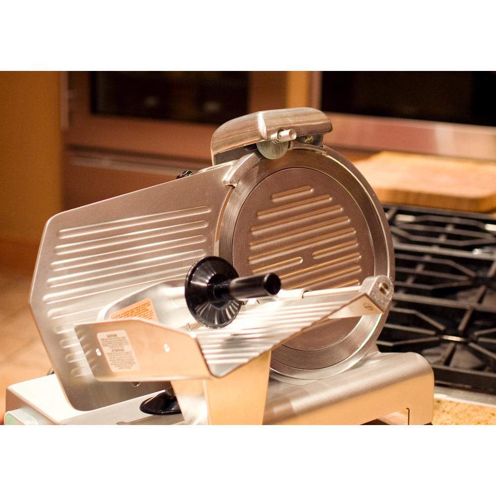 Weston Pro320 200 W 10 in. Silver Electric Meat Slicer 830850W The Home Depot