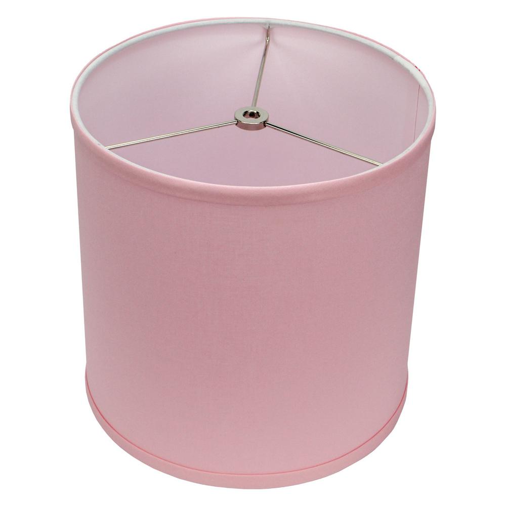 Pink Lamp Shades Lamps The Home Depot 10 In Top Diameter X H Bottom