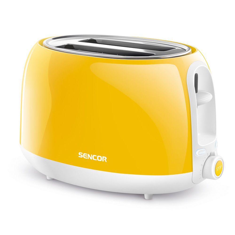 2 Slice Toaster Yellow Electric Crumb Catcher High Lift Slot Hole