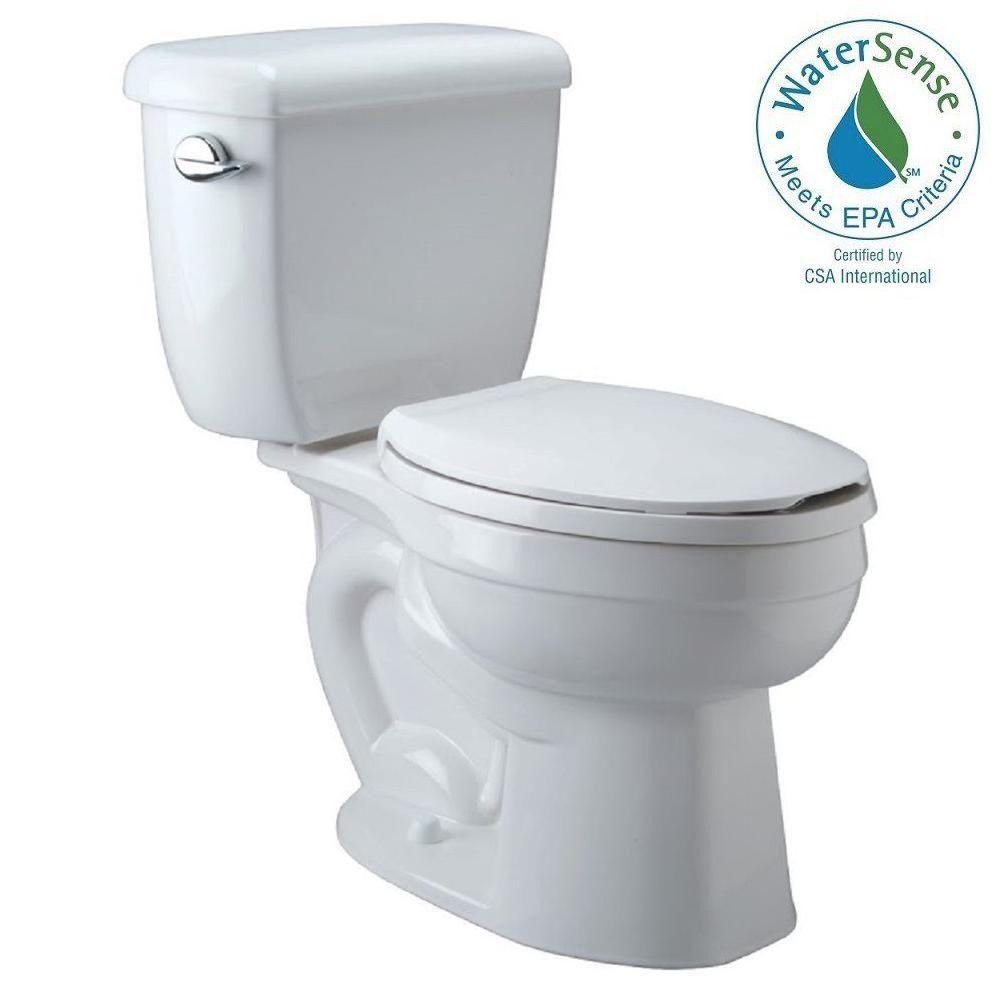 Zurn EcoVantage 2-piece 1.28 GPF Single Flush Elongated Toilet In White ...