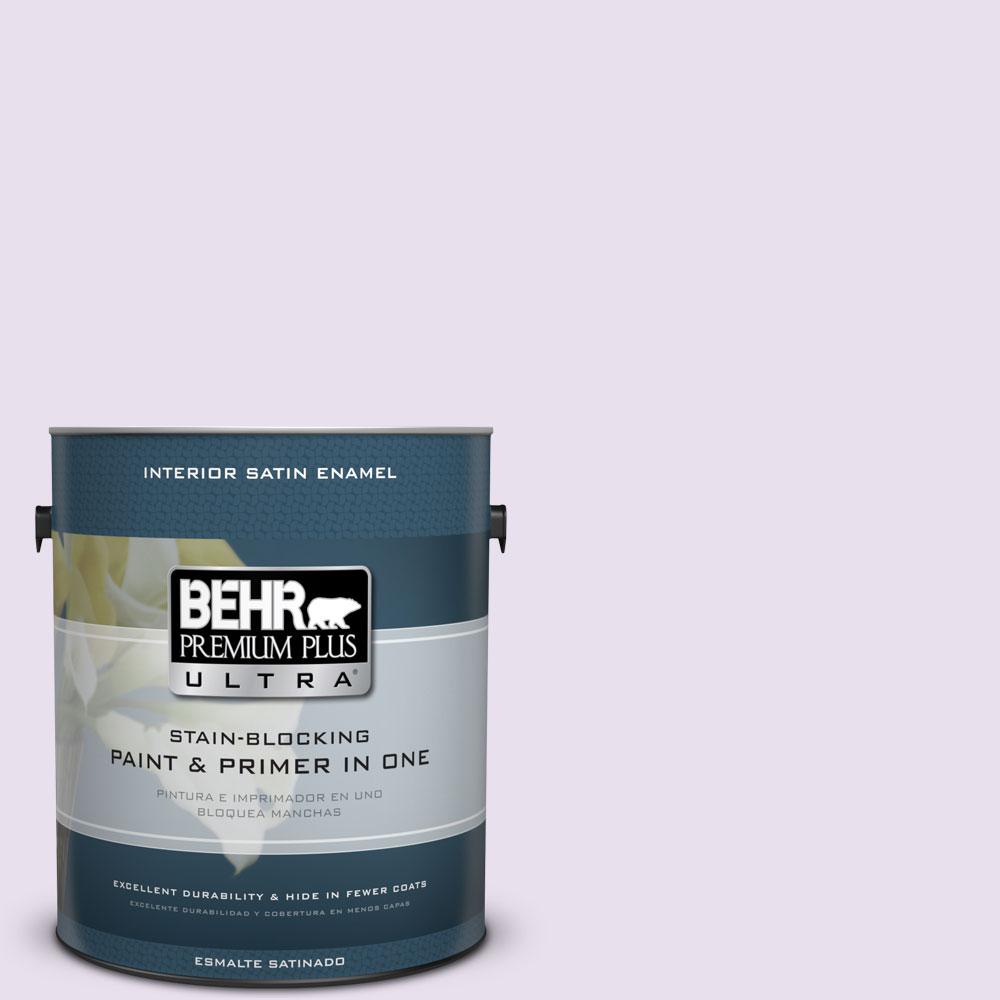 BEHR Premium Plus Ultra 1gal. 660C1 Bubble Bath Satin Enamel