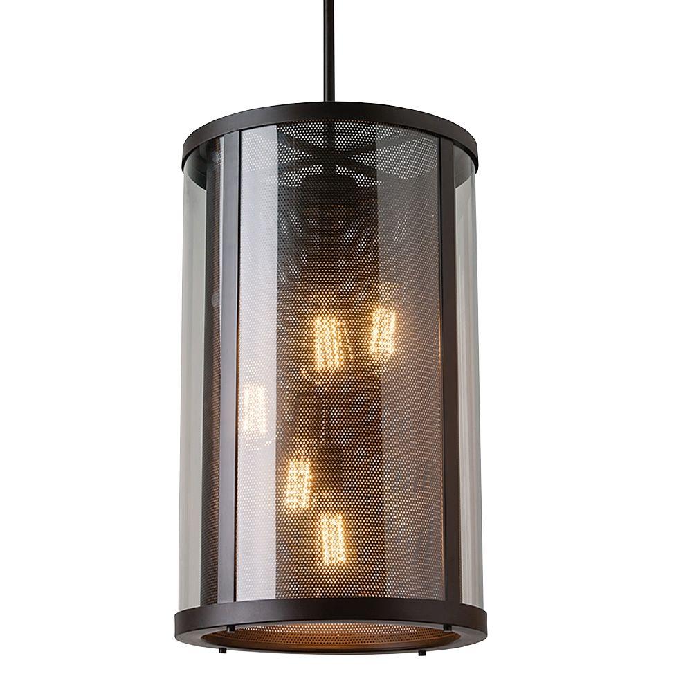 Bluffton Collection 5 Light Oil Rubbed Bronze Outdoor Hanging Pendant