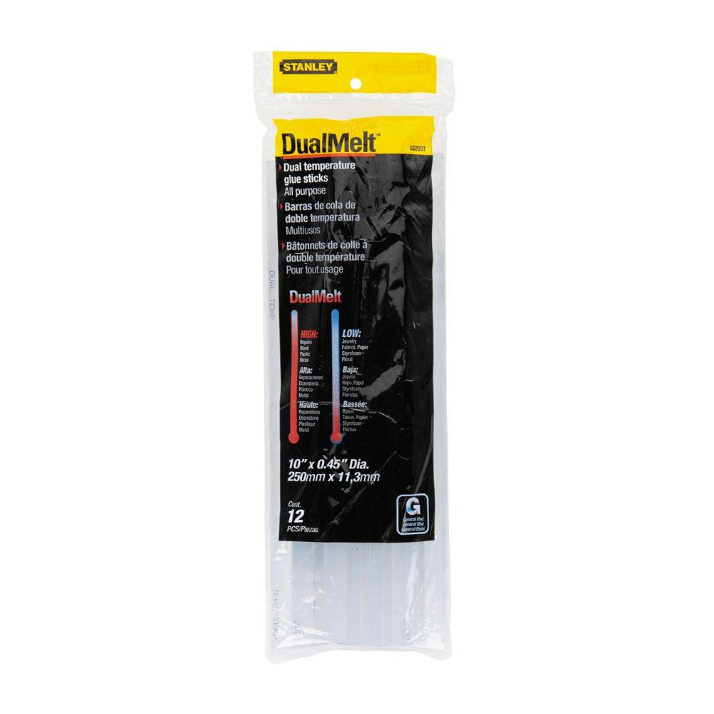 Stanley 7 16 In X 10 In Dual Temp Glue Sticks 12 Pack Gs25dt The Home Depot