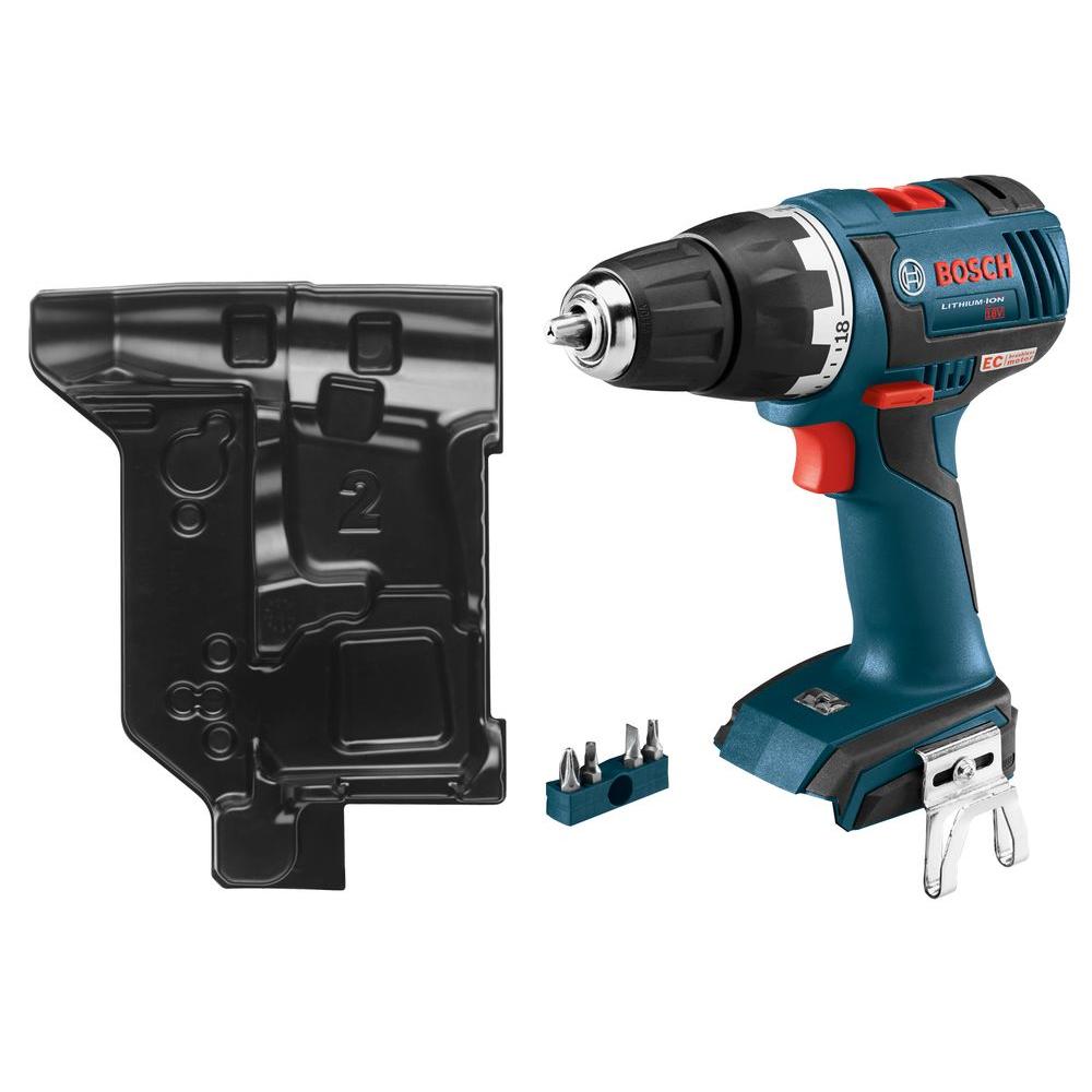 Bosch 18 Volt Lithium-Ion Cordless 1/2 In. EC Brushless Compact ...