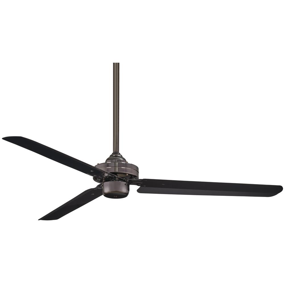fan ceiling steal gun metal aire minka blade indoor f729 gm span