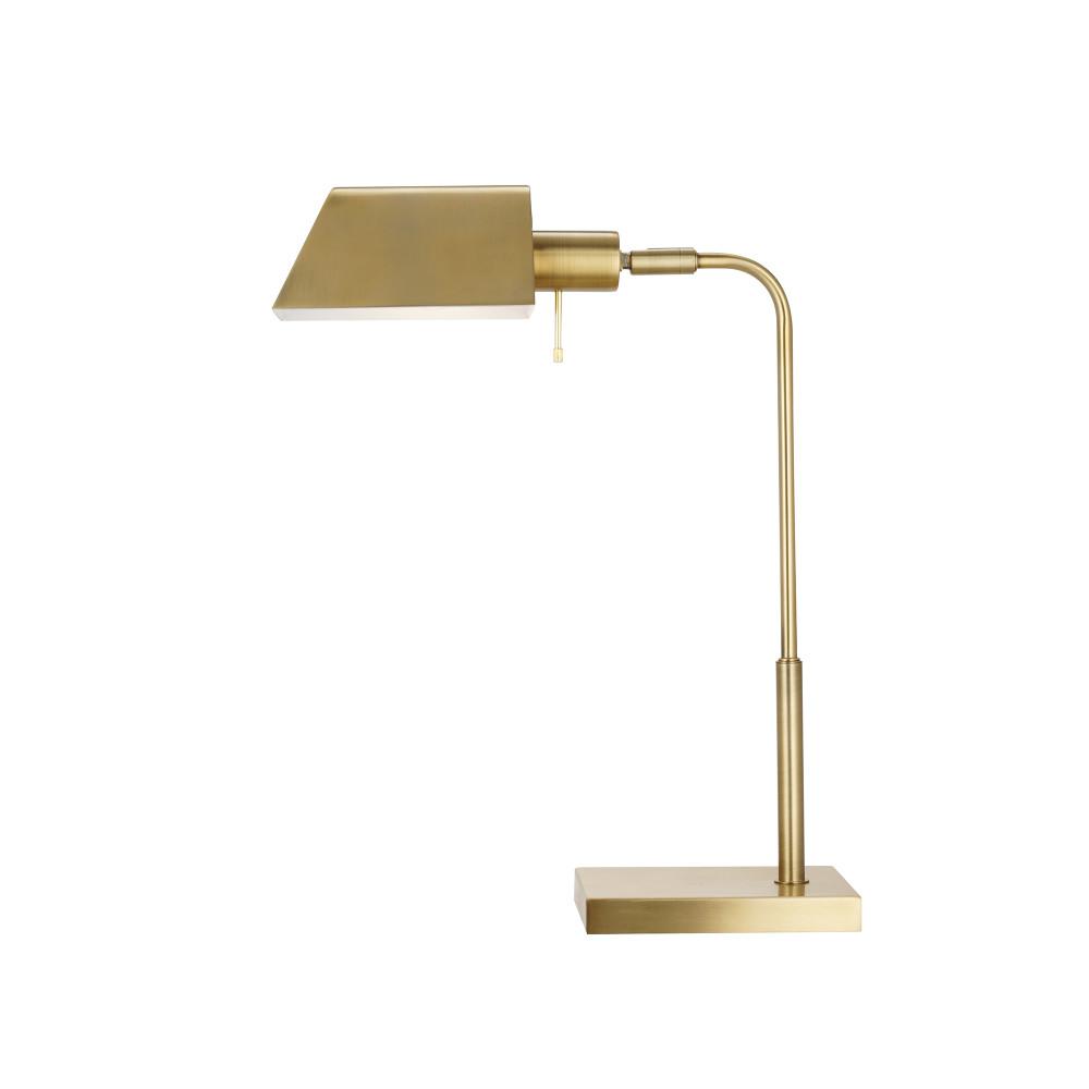 Cresswell 20 In Plated Antique Brass Traditional Table Lamp