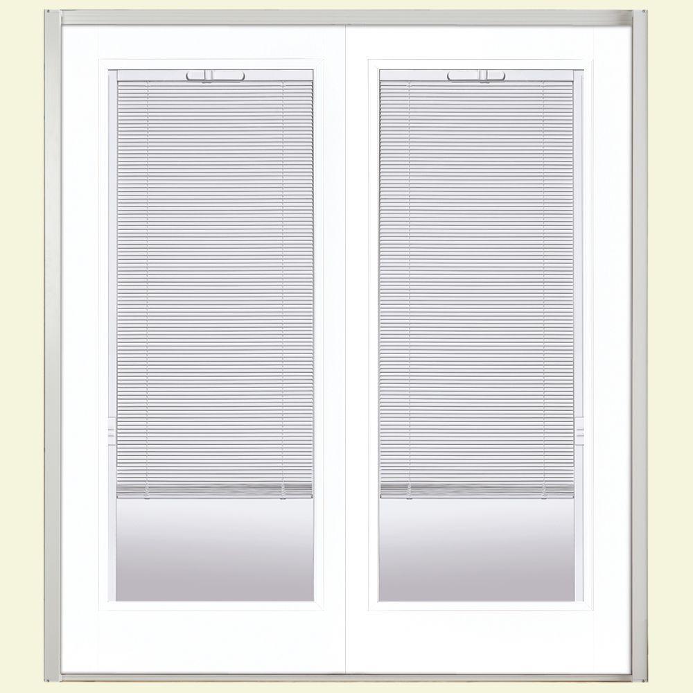Masonite 72 in. x 80 in. Ultra White Steel Prehung LeftHand Inswing
